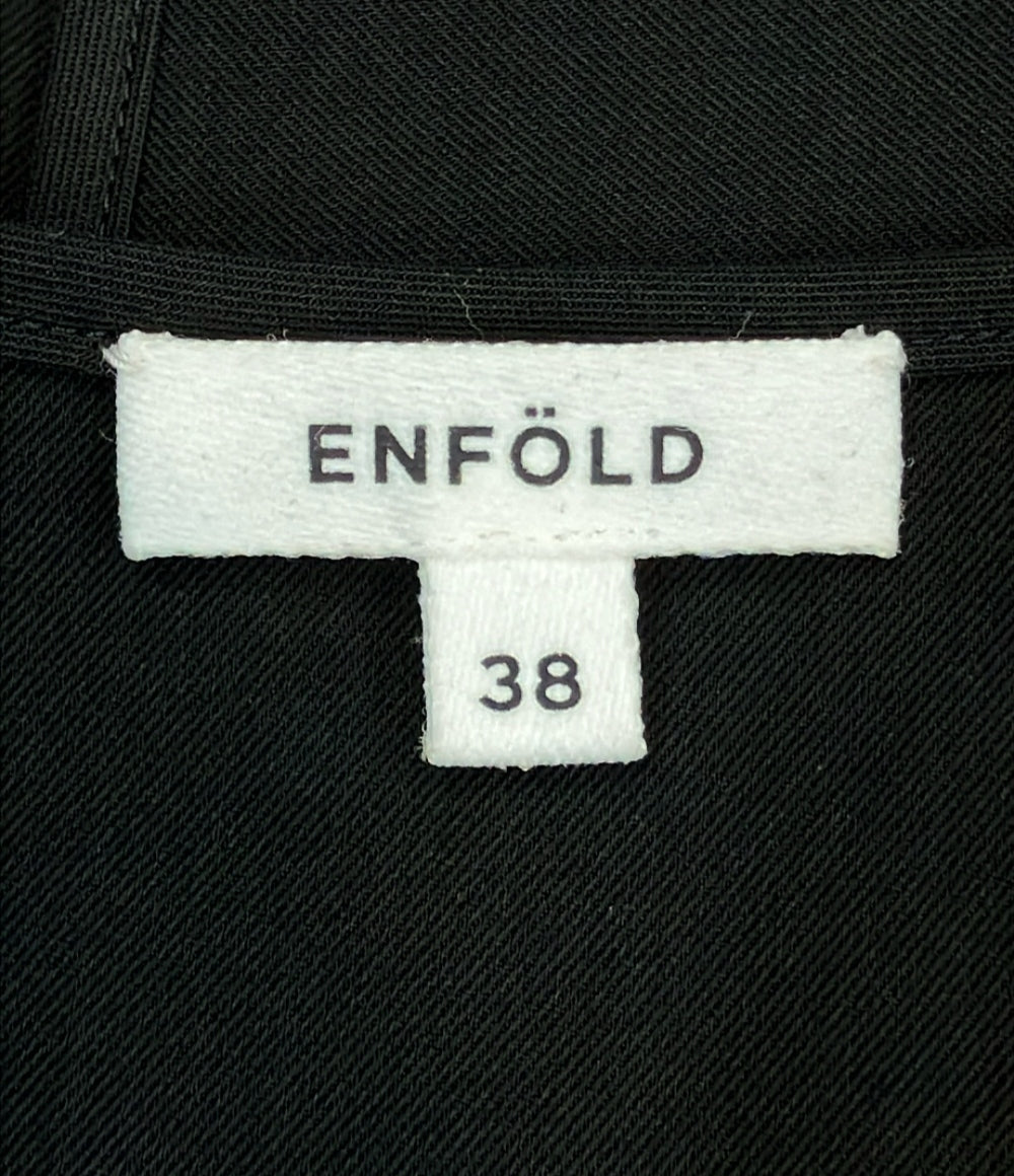 美品 ENFOLD バックホールベスト ロングベスト 300GS430-2310 レディース SIZE 38 (M) エンフォルド