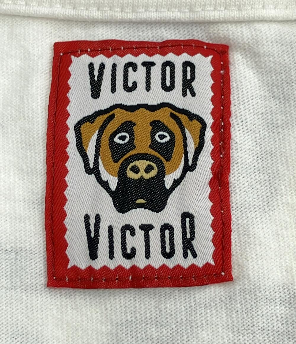 美品 バックプリント長袖Tシャツ メンズ SIZE XXL (XXL) VICTOR VICTOR