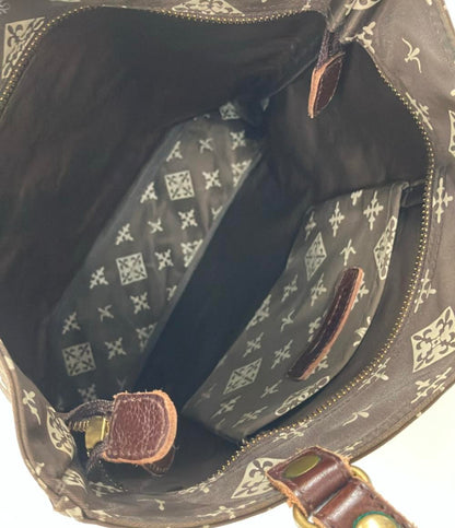 ラシット モノグラムナイロントートバッグ レディース russet