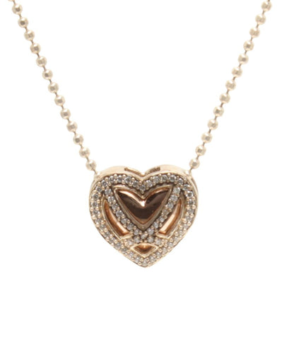 Folli Follie ネックレス SV925 ハートモチーフ リバーシブル レディース フォリフォリ