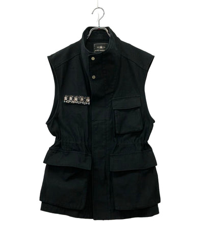 GRACE CONTINENTAL ベスト ビジューアーミーベスト レディース SIZE 36 (S) グレースコンチネンタル