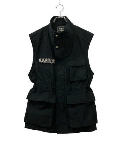 GRACE CONTINENTAL ベスト ビジューアーミーベスト レディース SIZE 36 (S) グレースコンチネンタル