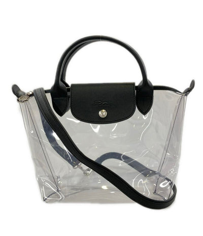 Longchamp Mr.Bags 2WAY ハンドバッグ ショルダーバッグ 斜め掛け 2019 Le Pliage Transparent レディース ロンシャン