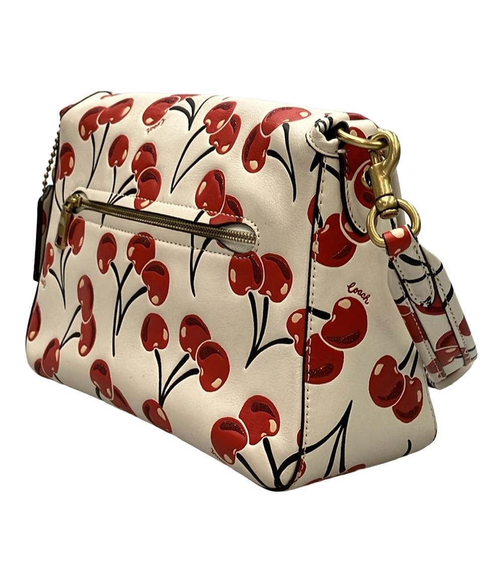 COACH 2way ショルダーバッグ 斜め掛け クラッチバッグ さくらんぼ CA110 レディース コーチ