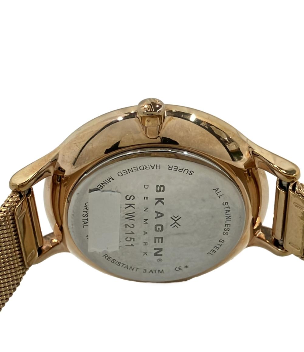 スカーゲン 腕時計 クオーツ シルバー SKW2151 レディース SKAGEN