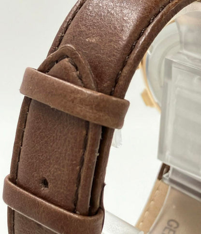 腕時計 クオーツ ホワイト メンズ