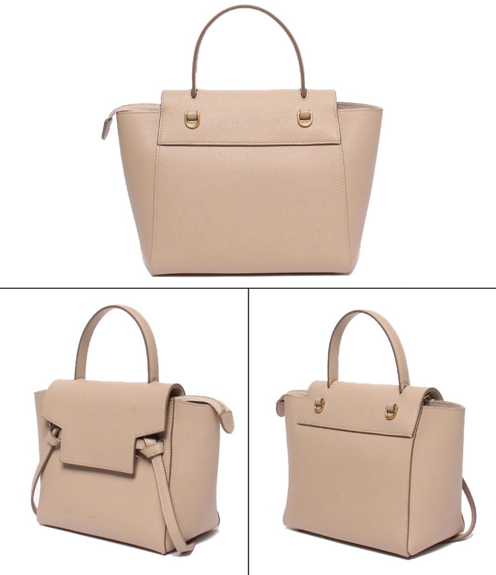 CELINE 2WAYハンドバッグ ショルダーバッグ 肩掛け ベルトバッグ ナノ