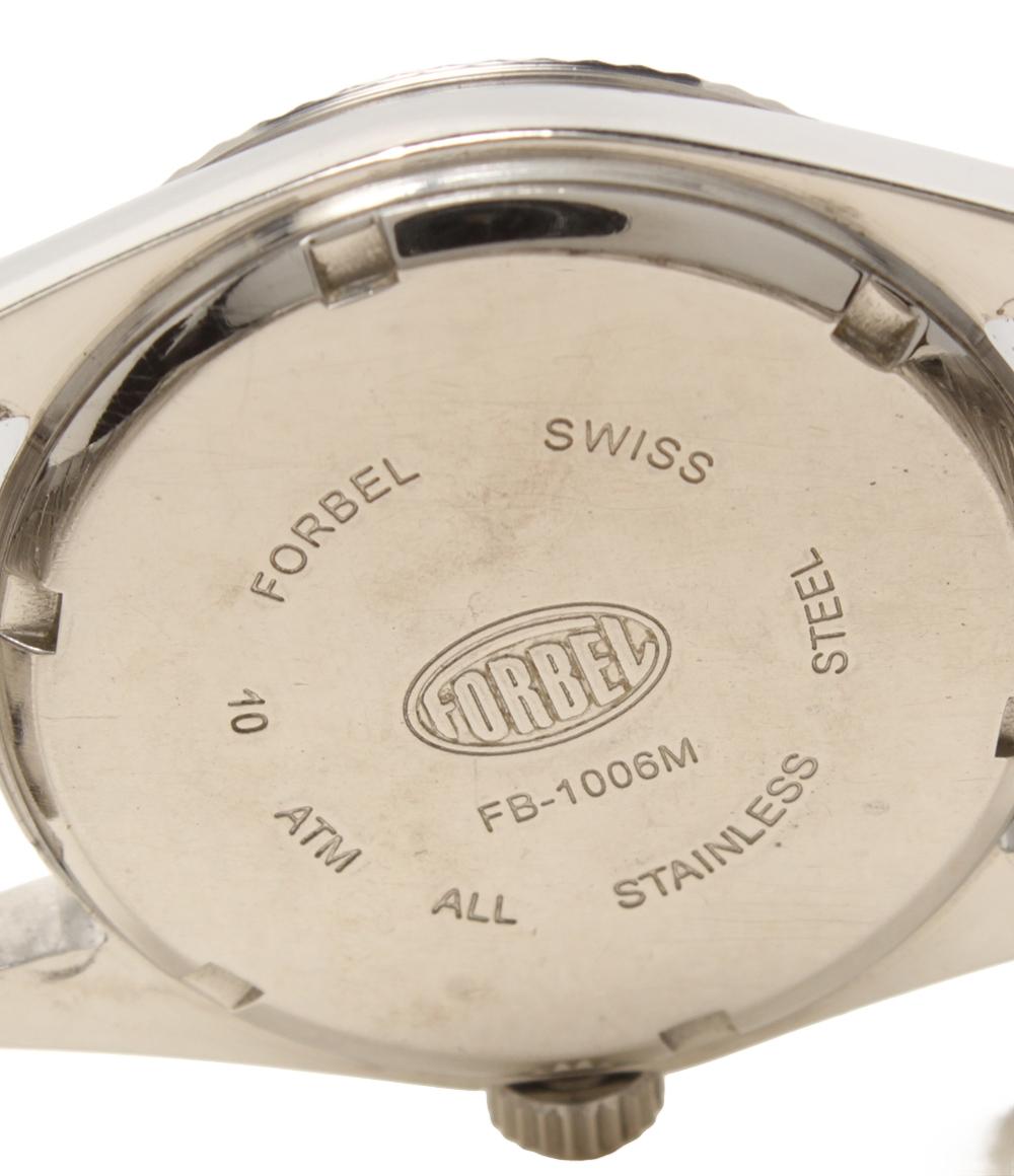 FORBEL 腕時計 クオーツ シルバー FB-1006M メンズ フォーベル