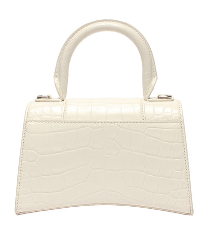 BALENCIAGA ハンドバッグ クロコ型押し アワーグラス XS 592833 レディース バレンシアガ