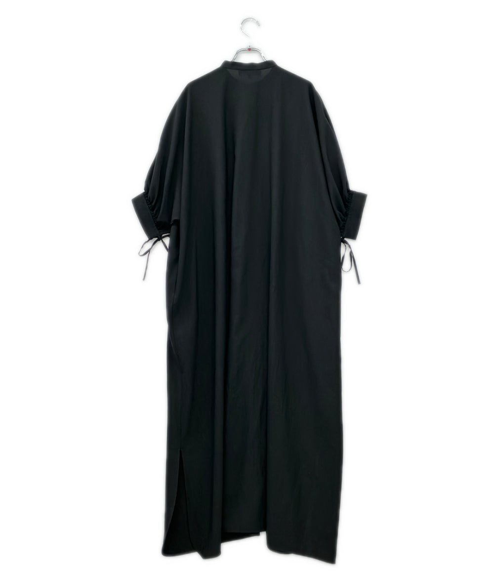 ENFOLD 半袖 コンフォータブル ツイル ビッグシルエット ドレス 300ES233-3120 レディース SIZE 38 エンフォルド