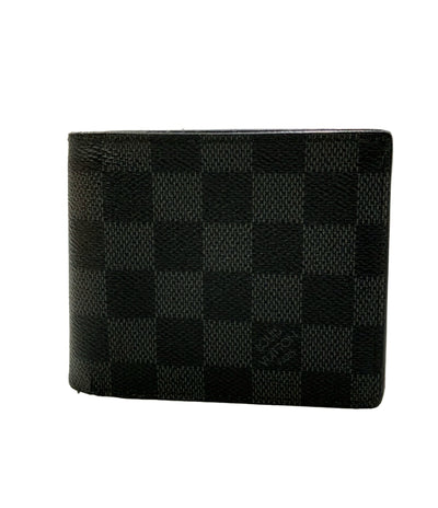 LOUIS VUITTON 二つ折り財布 ポルトフォイユ マルコNM ダミエ グラフィット N63336 メンズ ルイ・ヴィトン