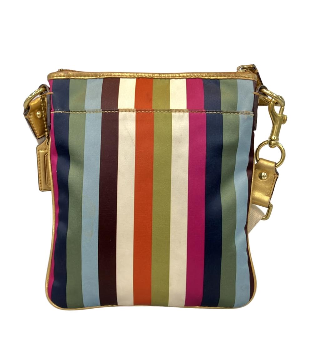 COACH ショルダーバッグ ストライプ柄 レディース コーチ