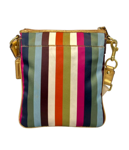 COACH ショルダーバッグ ストライプ柄 レディース コーチ