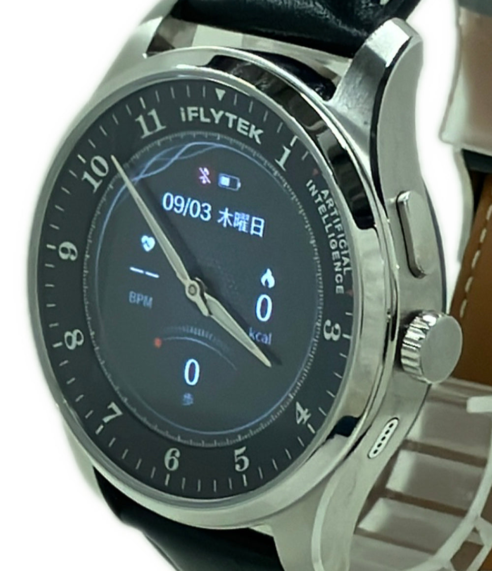 iFLYTEK スマートウォッチ 腕時計 AIWATCH バッテリー充電 メンズ アイフライテック