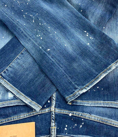 DSQUARED2 リペアペンキ加工 デニムパンツ レディース SIZE 38 ディースクエアード