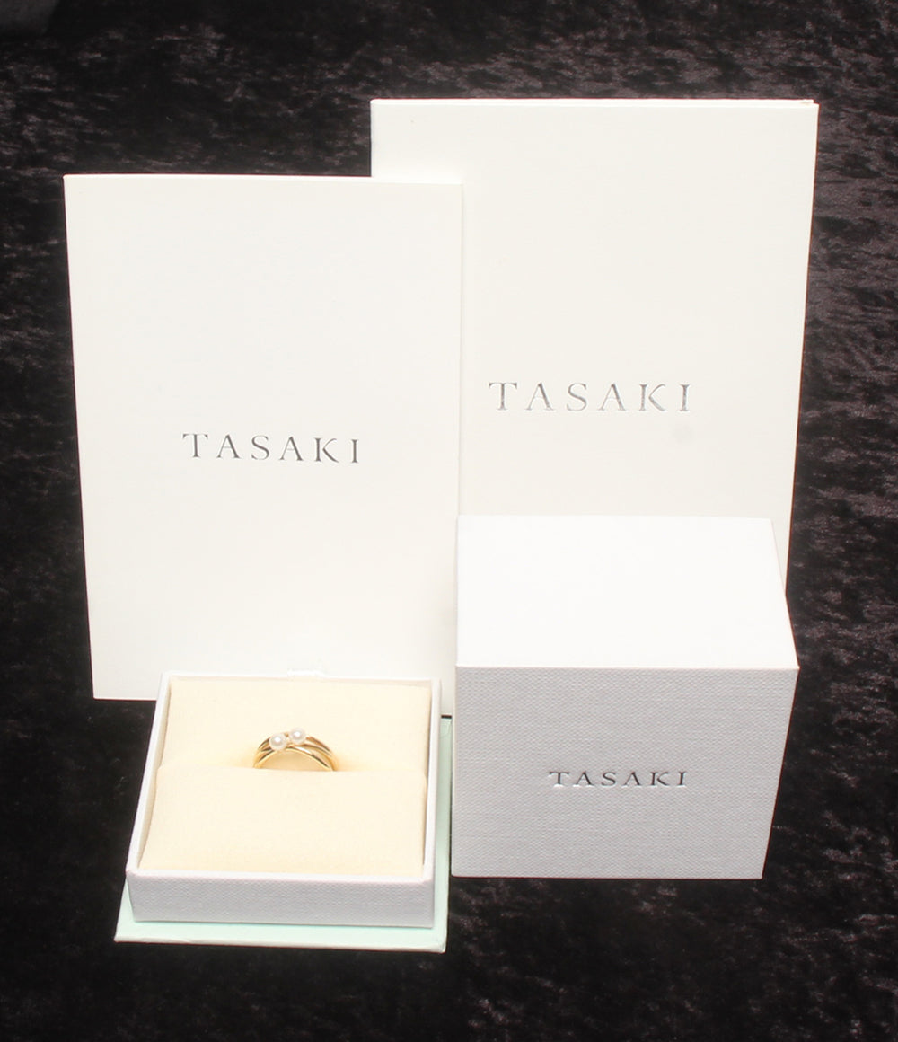 美品 TASAKI リング 指輪 K18 パール3.5mm レディース SIZE 9号 タサキ