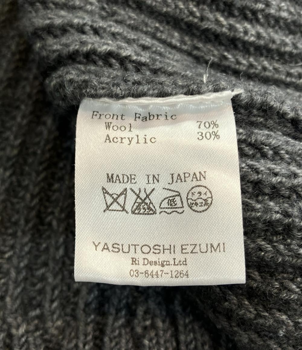 ヤストシエズミ アシンメトリー長袖ニット レディース SIZE M YASUTOSHI EZUMI