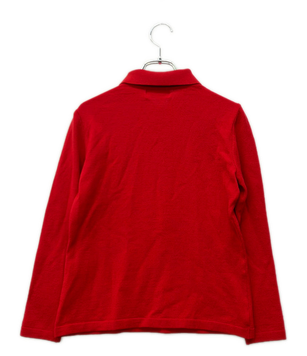 YVES SAINT LAURENT 長袖 襟付き ニット SSG6-886 レディース SIZE M イヴ・サンローラン