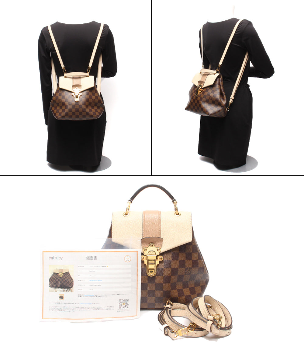 LOUIS VUITTON リュック バックパック クラプトン バックパック ダミエ N42259 レディース ルイ・ヴィトン