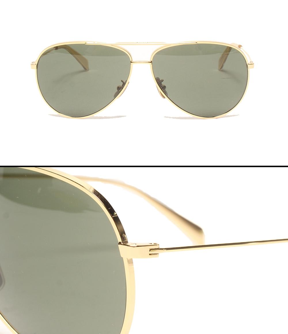 美品 CELINE サングラス ティアドロップ ショルダーケース付き