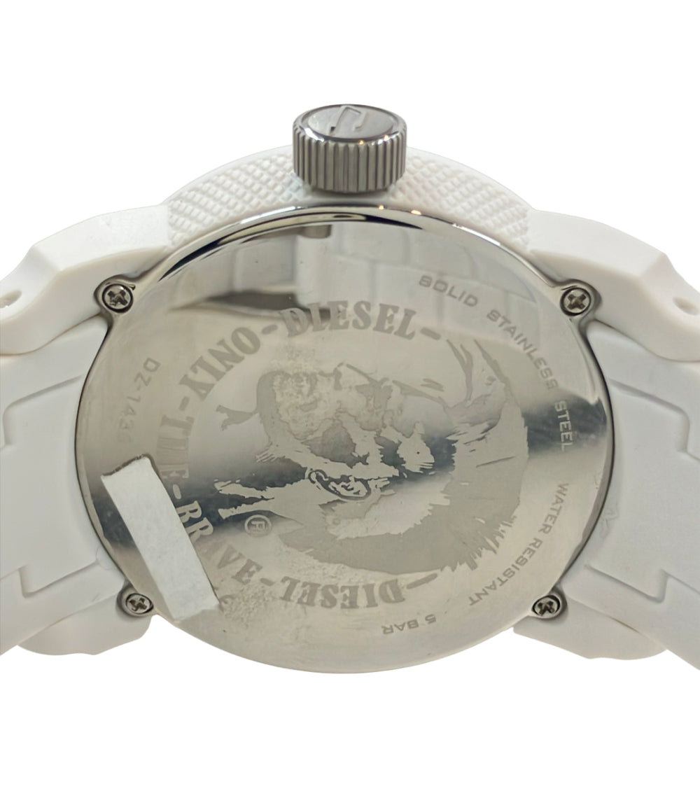DIESEL 腕時計 クオーツ ホワイト DZ-1436 メンズ ディーゼル