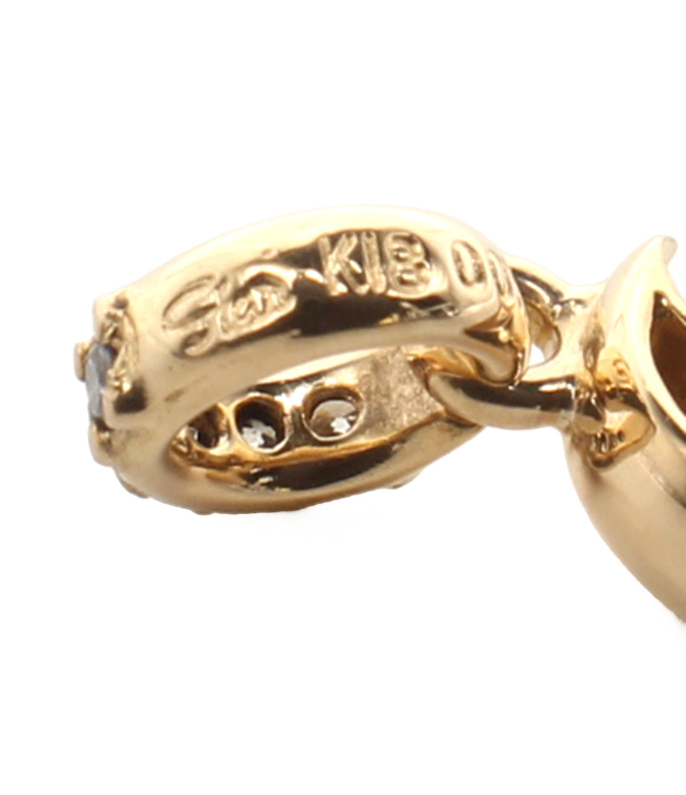 美品 STAR JEWELRY ペンダントトップ K18 ダイヤ 0.075ct レディース スタージュエリー