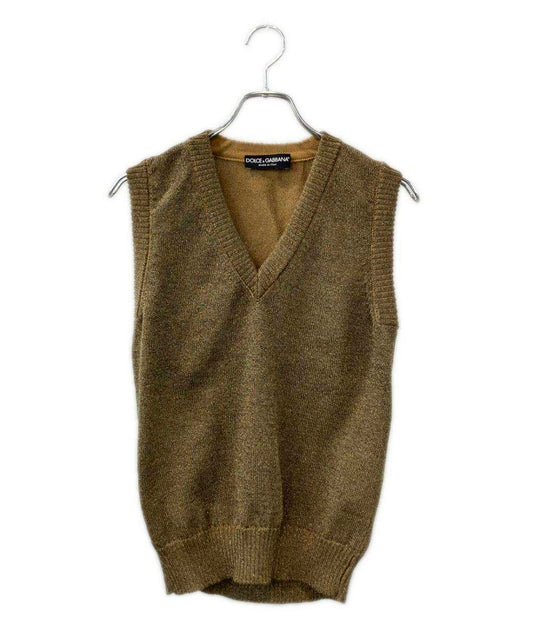 DOLCE & GABBANA ベスト ラメ メンズ SIZE 46 (M) ドルチェアンドガッバーナ