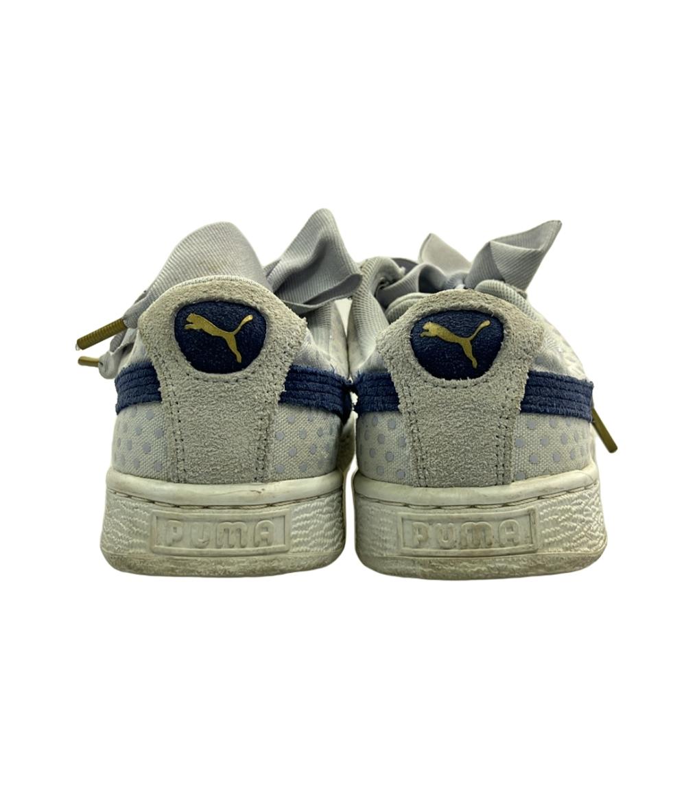 プーマ ローカットスニーカー バスケットハート デニム レディース SIZE 25 (XL) PUMA