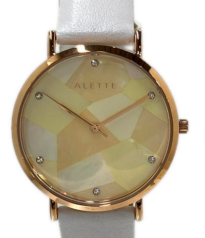 美品 ALETTE BLANC 腕時計 クオーツ レディース アレットブラン