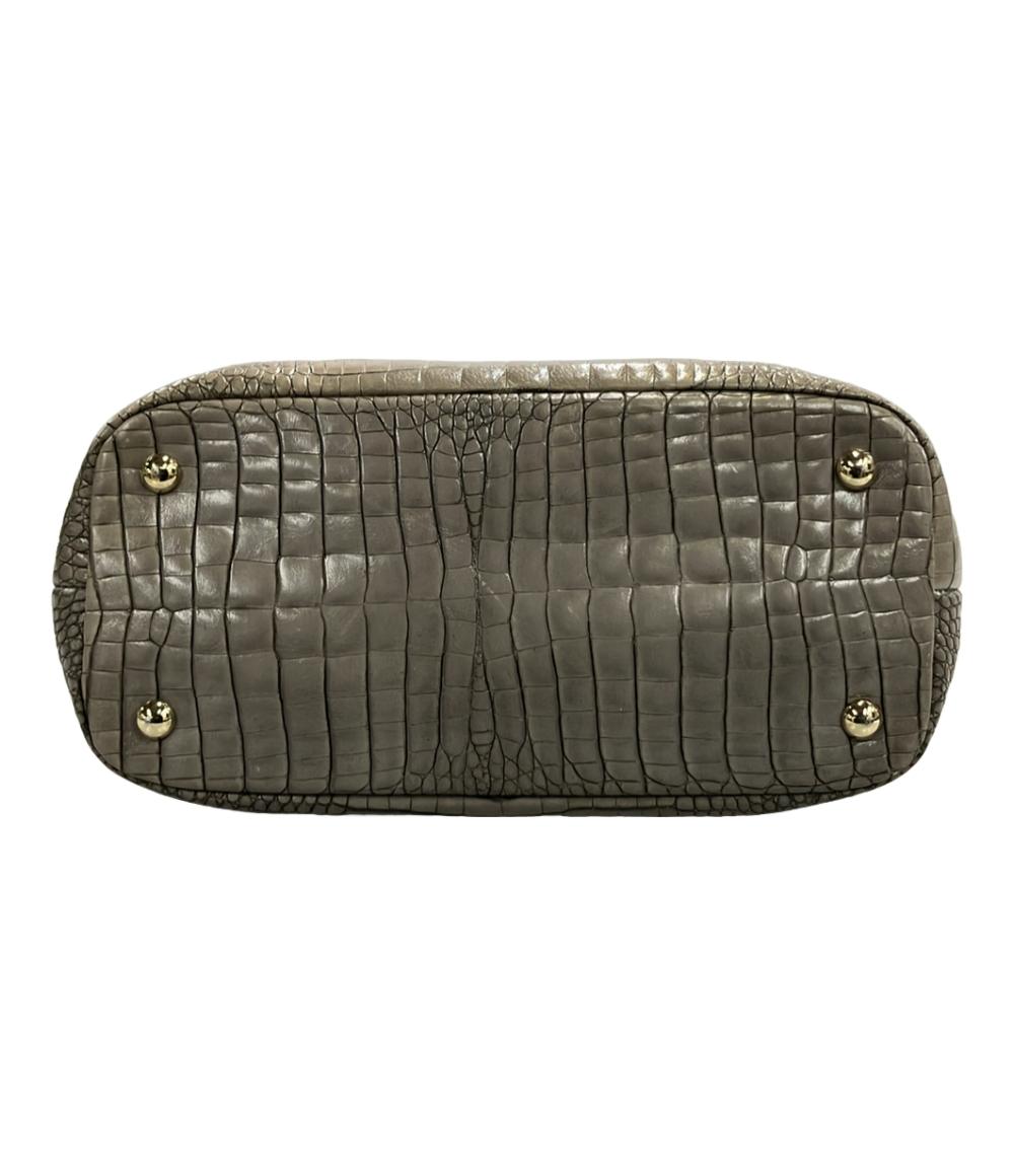 フルラ ハンドバッグ ショルダーバッグ 2WAY 斜め掛け クロコ型押しレザー レディース Furla