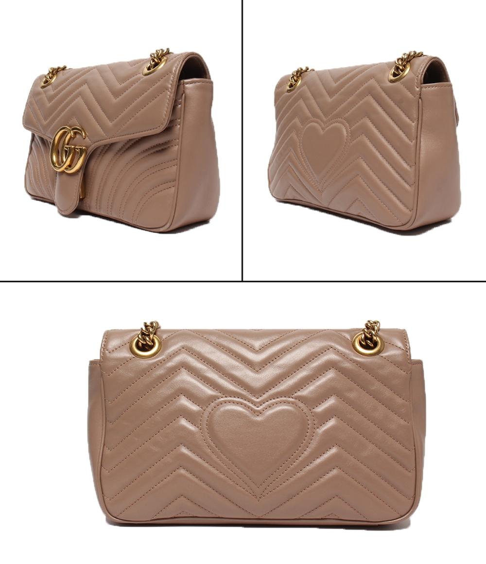 グッチ チェーンショルダーバッグ 肩掛け 斜め掛け GGマーモント 443497 520981 レディース GUCCI