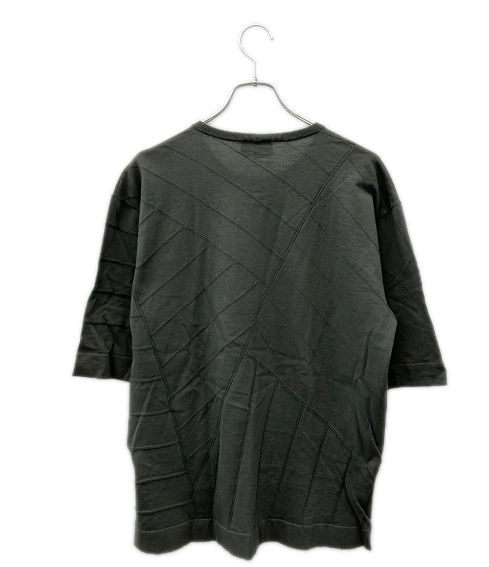 美品 HERMES 半袖 ヘンリーネック シャツ メンズ SIZE L エルメス