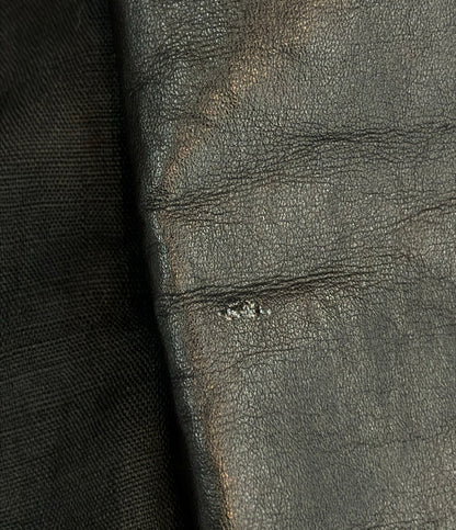 ISSEY MIYAKE テーラードジャケット 素材切替 牛革 ME51LD055 メンズ SIZE 1 (S) イッセイミヤケ