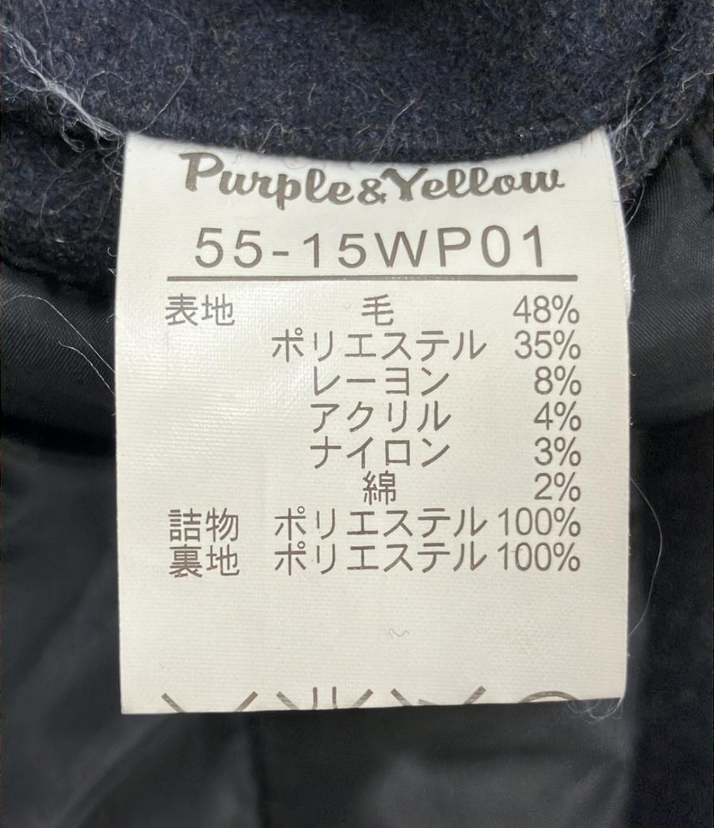 パープルアンドイエロー コート メンズ SIZE M Purple&Yellow