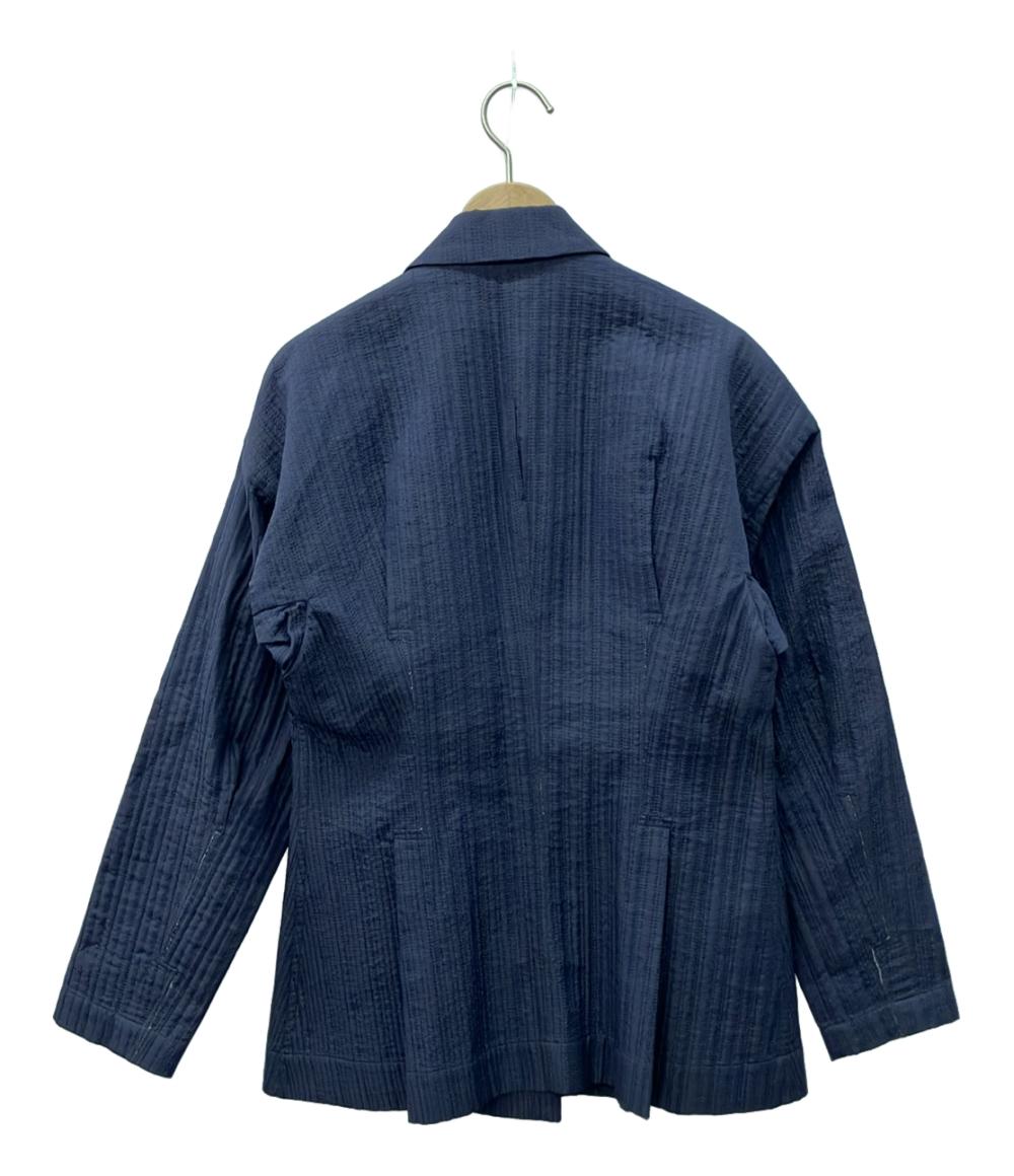 ISSEY MIYAKE ネイビー　テーラードジャケット サイズ2 中古・古着通販】ISSEY MIYAKE MEN (イッセイミヤケメン) リバーシブル