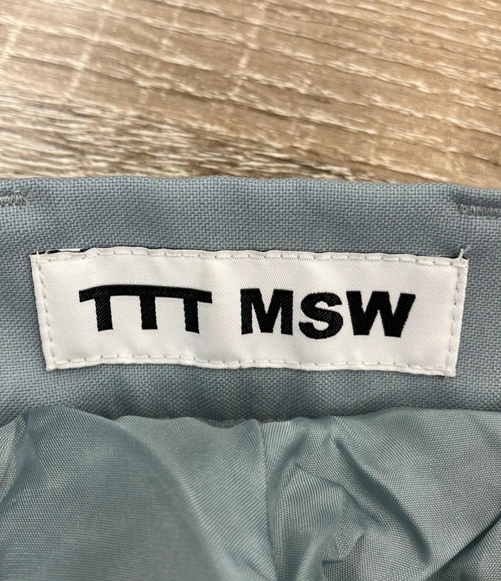 TTT_MSW スラックスパンツ ウール 花刺繍 TTT-2020-PT05 メンズ SIZE L ティー