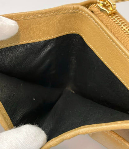 美品 イヴ・サンローラン 二つ折り財布 GUE568985 レディース YVES SAINT LAURENT