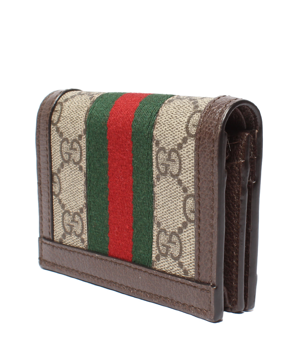 美品 GUCCI 二つ折り財布 オフィディア 523155 レディース グッチ
