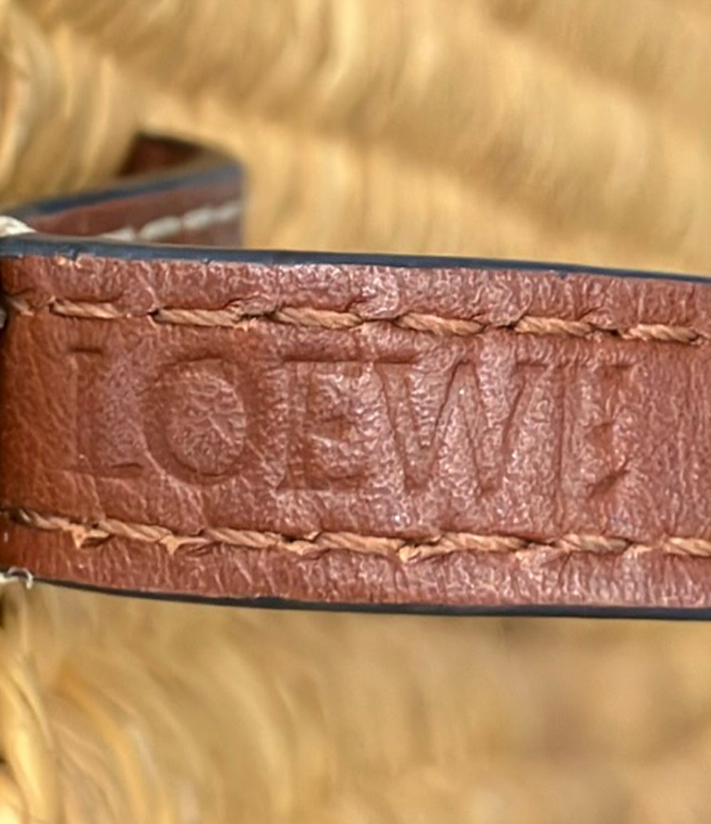 LOEWE ショルダーバッグ 肩掛け かごバッグ シェル バスケットバッグ レディース ロエベ