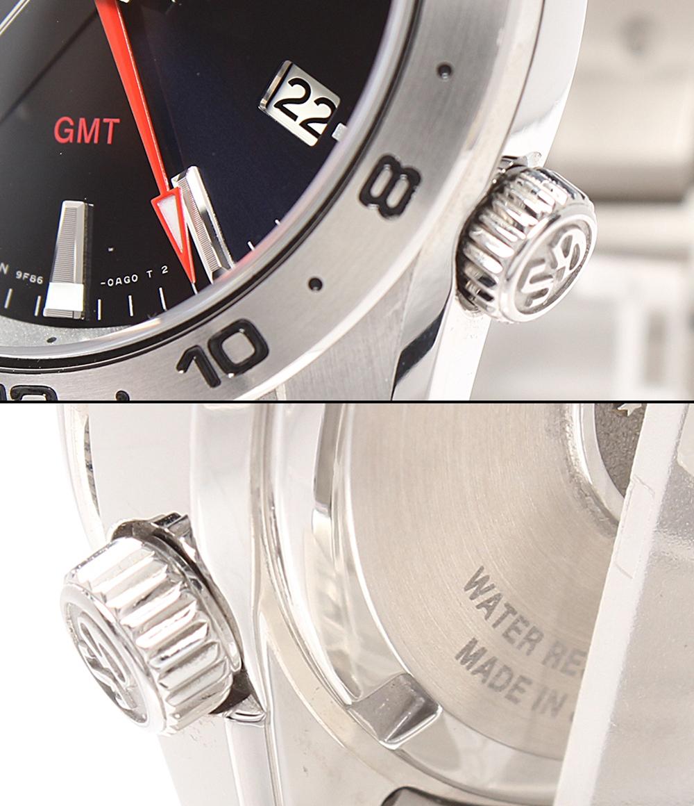 Grand Seiko 腕時計 GMTウォッチ クオーツ ブラック SBGN029 メンズ グランドセイコー