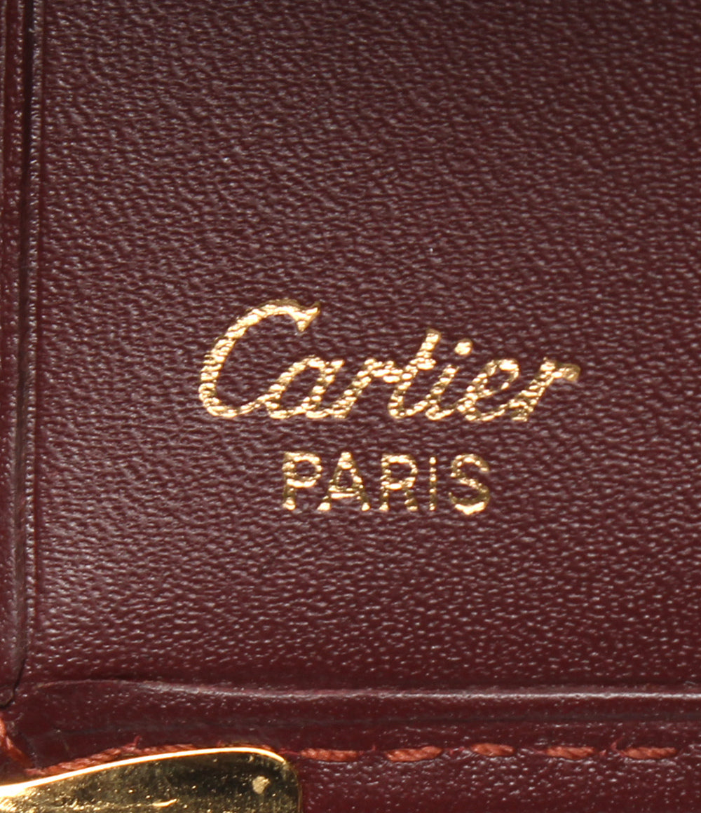 美品 Cartier 二つ折り財布 メンズ カルティエ