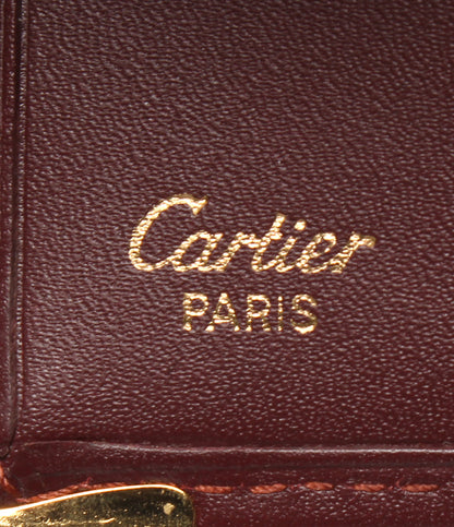 美品 Cartier 二つ折り財布 メンズ カルティエ