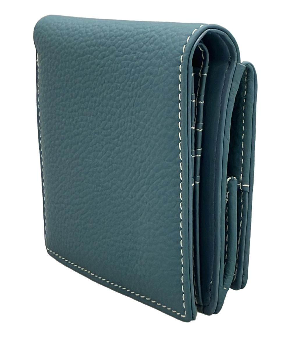 美品 BARCOS 二つ折り財布 レディース バルコス