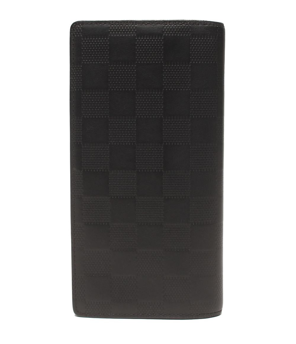 LOUIS VUITTON 二つ折り財布 ダミエアンフィニ ポルトフォイユ ブラザ N63010 メンズ ルイ・ヴィトン