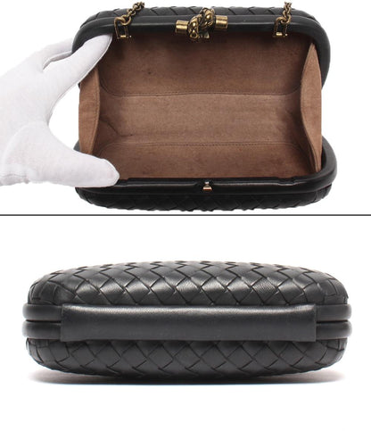 BOTTEGA VENETA チェーンショルダーバッグ 斜め掛け ノット イントレチャート ミノディエール レディース