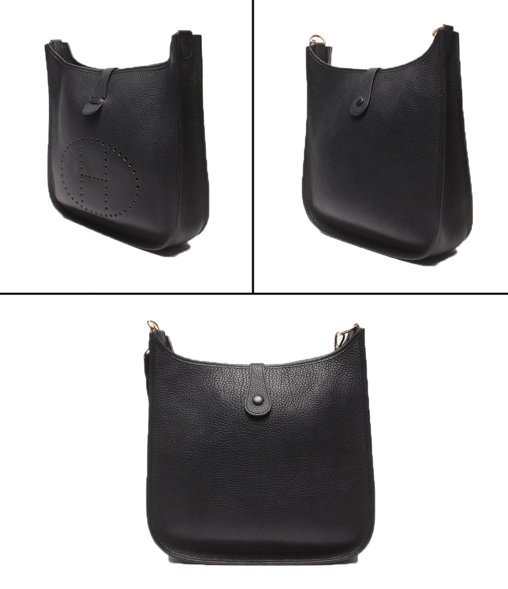 HERMES ショルダーバッグ □C刻印 ゴールド金具 斜め掛け トリヨンクレマンス エブリン1GM レディース メンズ エルメス