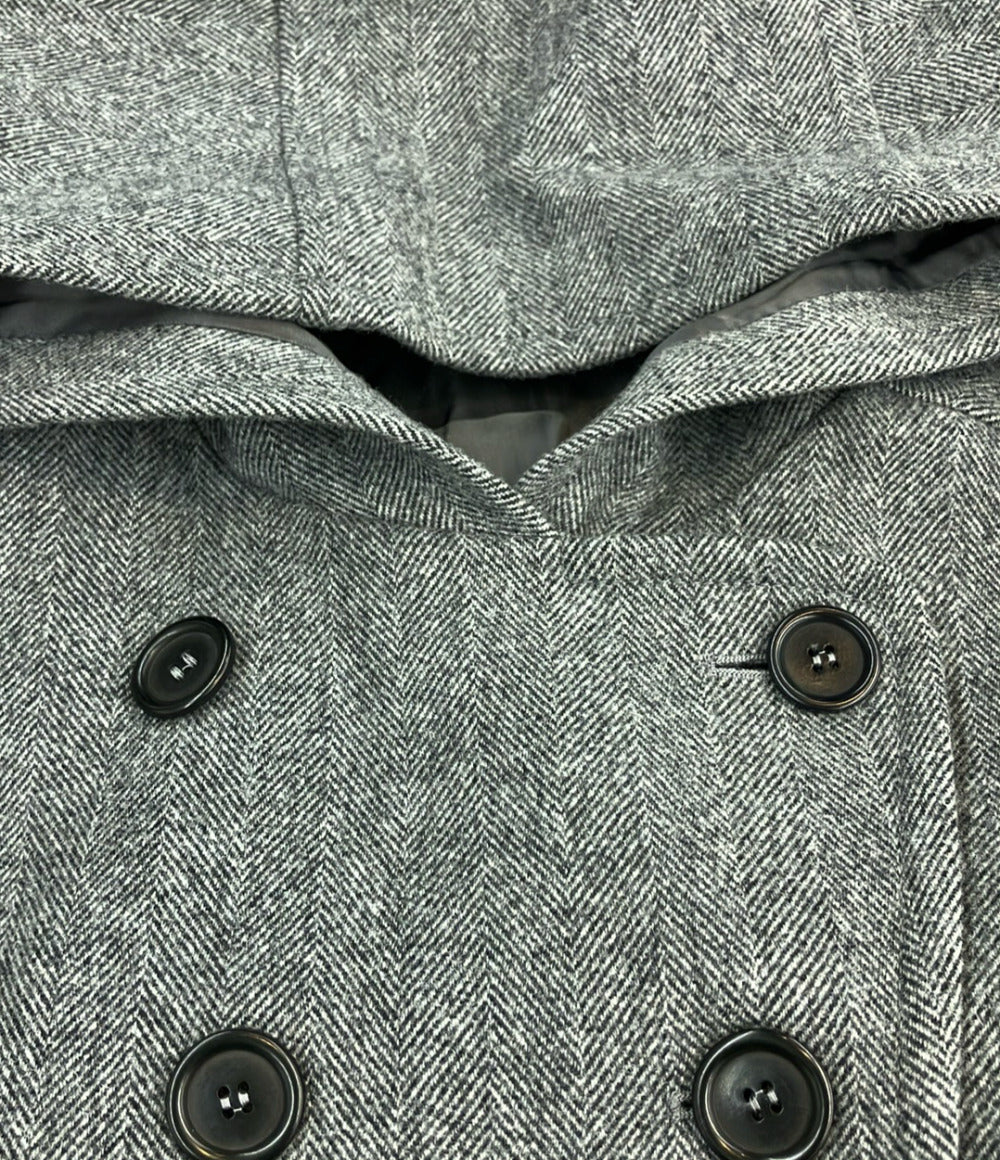 PRADA ウール フーデッド ピーコート 88747 レディース SIZE 42 プラダ