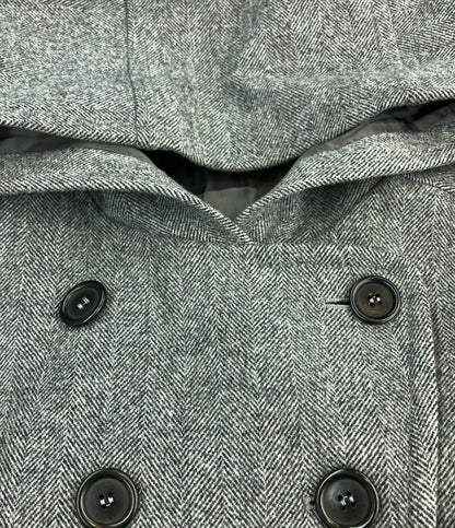 PRADA ウール フーデッド ピーコート 88747 レディース SIZE 42 プラダ