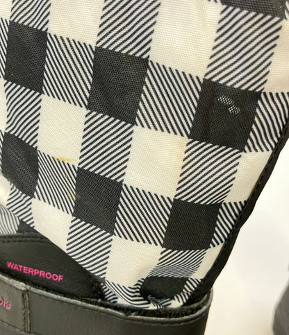 Columbia スノーブーツ 防寒 ギンガムチェック柄 BY1311-010 キッズ SIZE 22.0 コロンビア