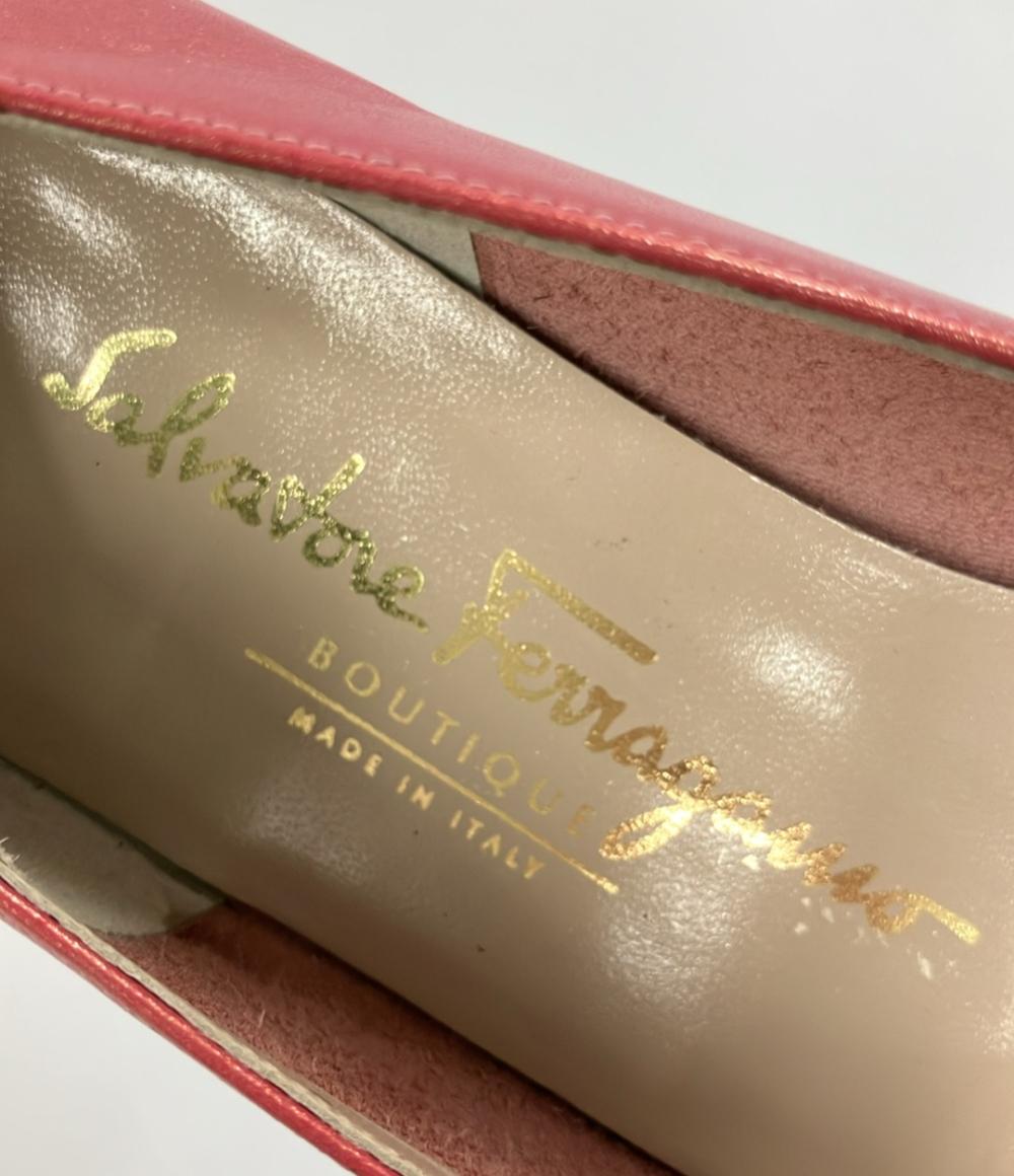 サルヴァトーレフェラガモ ラウンドトゥパンプス レディース SIZE 6 1/2 (L) Salvatore Ferragamo